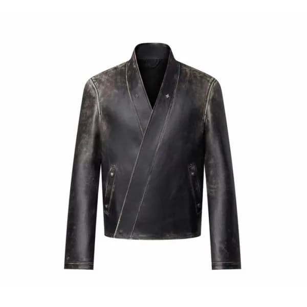 루이비통 남성 가죽 자켓 - Louis vuitton Mens Leather Jacket - lvc17304x - 1