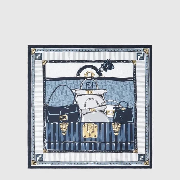 펜디 여성 스퀘어 스카프 - Fendi Womens Square Scarf - acc10074x - 1