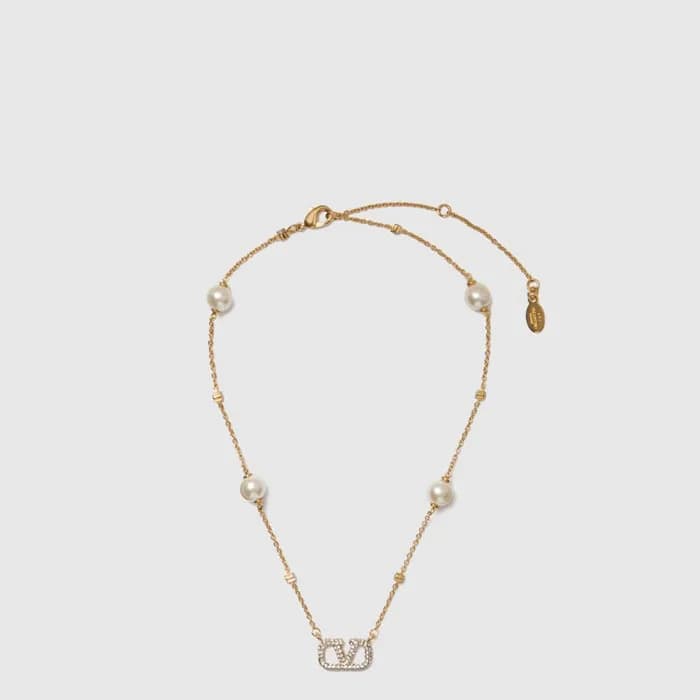발렌티노 여성 크리스탈 네크리스 - Valentino Womens Crystal Necklace - acc10428x - 1