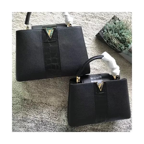 [커스텀급]Louis Vuitton Capucines Tote Shoulder Bag,27… - 1