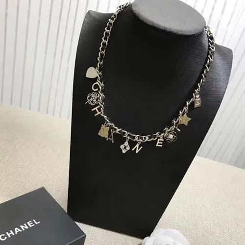 CHANEL Choker 18k White Gold - 샤넬 여성용 목걸이 18K도금… - 1