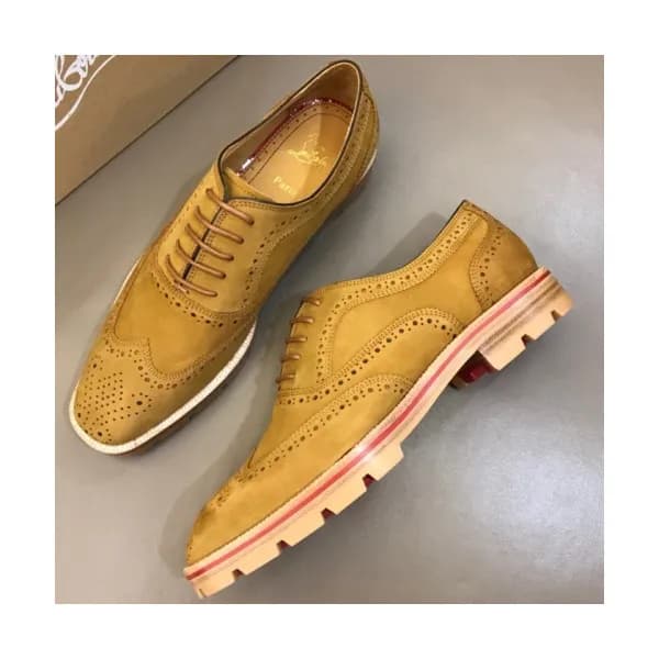 CHIRSTIAN LOUBUTIN 2018 MENS LEATHER OXFORD - 크리스챤… - 1