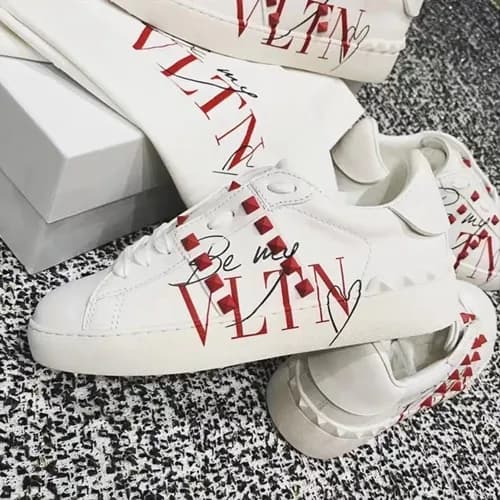 VALENTINO 2018 LEATHER SKEAKERS - 발렌티노 남여 레더 스니커즈 … - 1
