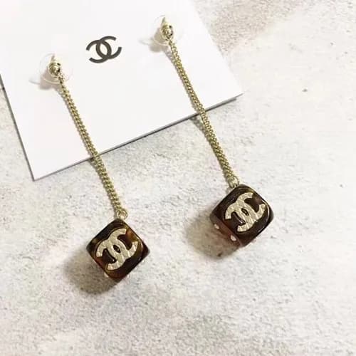 CHANEL Yellow Gold Earring - 샤넬 여성용 18k도금 옐로우 골… - 1
