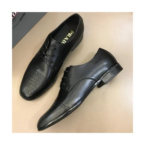 PRADA 2018 MENS LEATHER OXFORD - 프라다 남성 레더 옥스퍼드 P… - 1