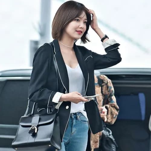 Delvaux Tote Shoulder Bag,20CM - 델보 토트 숄더백,블랙,DVB0… - 1