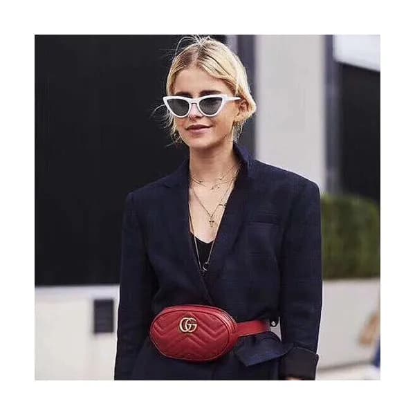 Gucci Marmont Matlase Belt Bag,18CM - 구찌 마몬트 마틀라세 … - 1