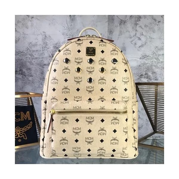 MCM Visetos Back Pack,34cm - 엠씨엠 비세토스 남여공용 백팩 MCMB… - 1