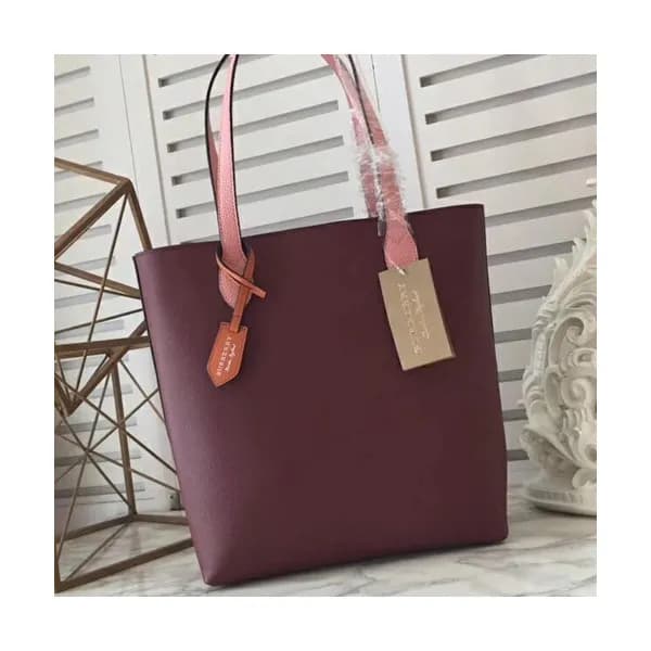 Burberry Leather Tote Shoulder Shopper Bag, 30cm -… - 1