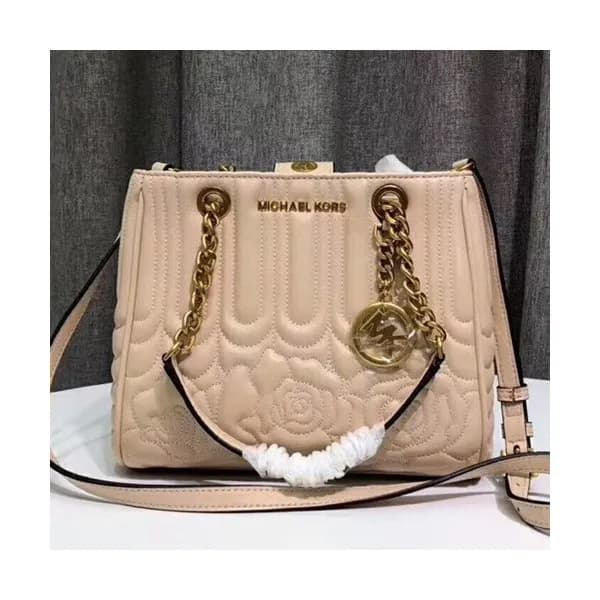Michael Kors 2018 Leather Chain Tote Shoulder Bag,… - 1