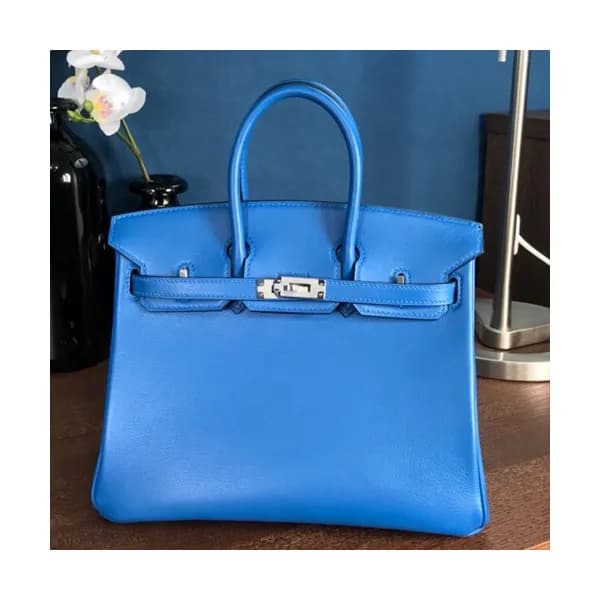 Hermes Birkin Swift Leather Tote Shoulder Bag ,25c… - 1