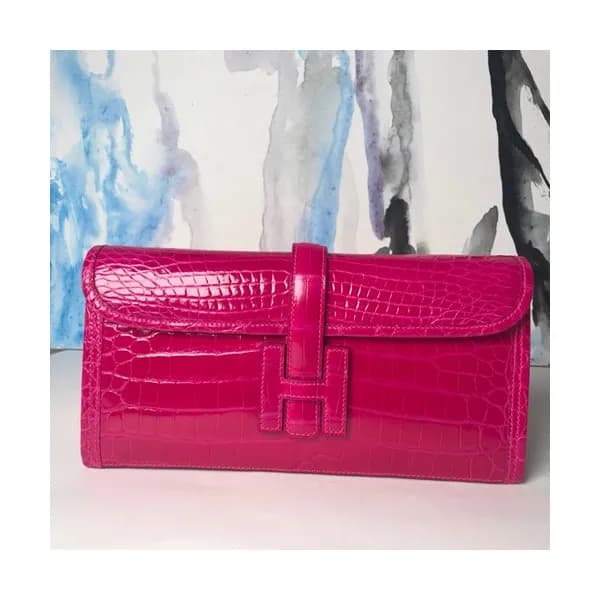 Hermes Crocodile Leather Clutch Bag ,29cm - 에르메스 크… - 1