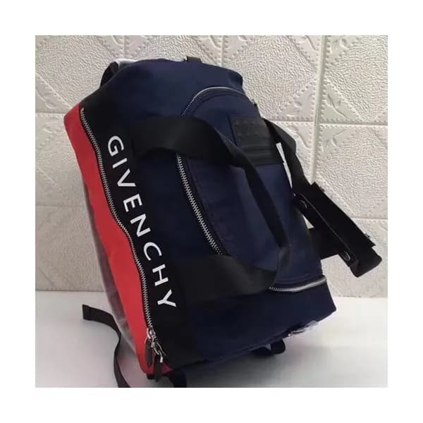 Givenchy 2018 Canvas & Leather Back Pack Tote Shou… - 1