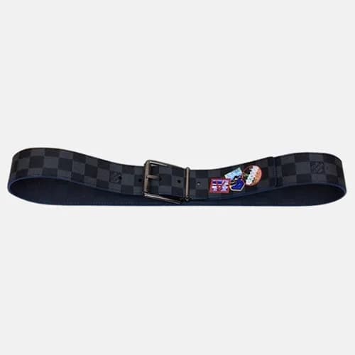 Louis vuitton 2019 Mens Damier Leather Belt M0077 … - 1