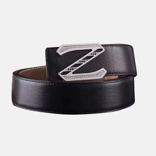 Ermenegildo Zegna 2019 Mens Business Leather Belt … - 1