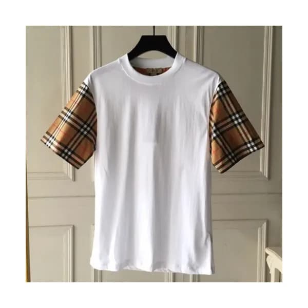 Burberry 2019 Mens Crew -neck Cotton Short Sleeved… - 1