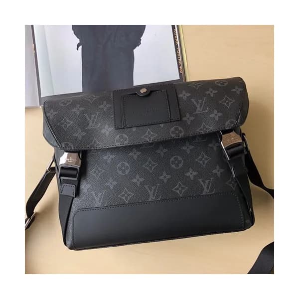 Louis Vuitton Voyage Monogram Eclipse Messenger Ba… - 1