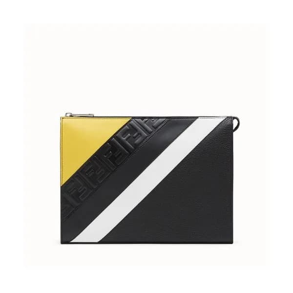 Fendi 2019 Leather Clutch Bag ,25CM - 펜디 2019 레더 남… - 1