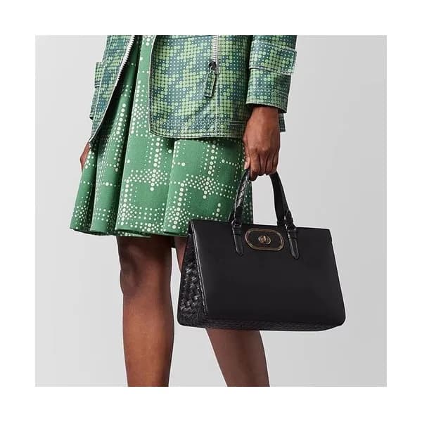 Bottega Veneta 2019 Leather Tote Shoulder Bag,34cm… - 1