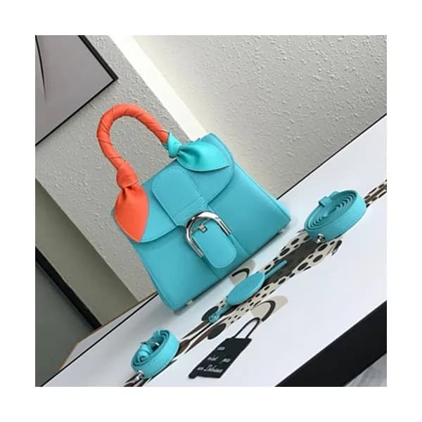 Delvaux 2019 Leather Tote Shoulder Bag,20CM - 델보 2… - 1