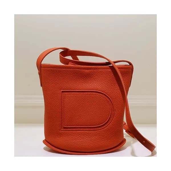 Delvaux 2019 Pin Leather Shoulder Bag,20CM - 델보 20… - 1