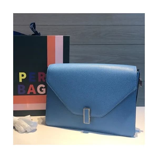 Valextra 2019 Epsom Leather Shoulder Bag,26CM - 발렉… - 1