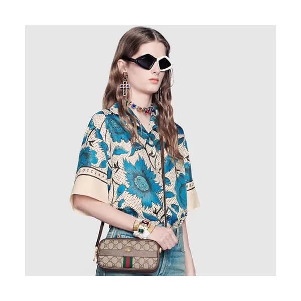 Gucci 2019 GG Ophidia Women Mini Shoulder Bag,19CM… - 1
