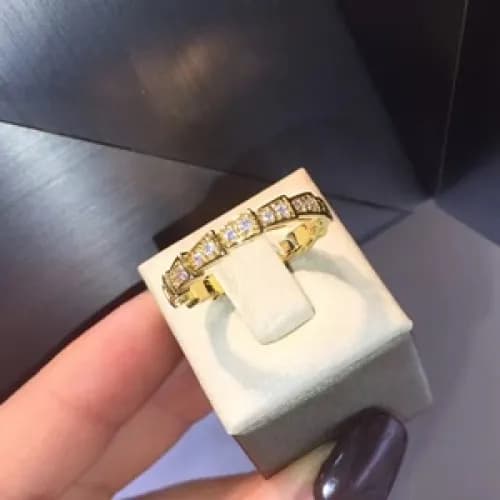 BULGARI Yellow Gold ring - 불가리 여성용 옐로우 골드 반지 BUL0… - 1