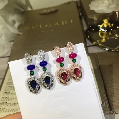 BULGARI Earring -불가리 이어링 BUL0040.(화이트골드,로즈골드) - 1