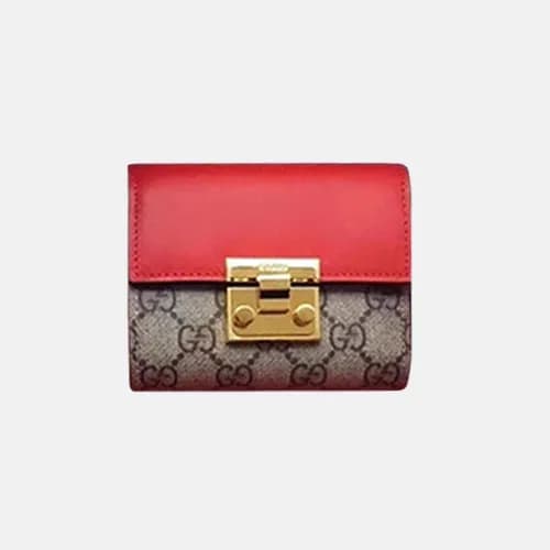 Gucci 2019 Padlock Canvas & Leather Wallet,453155 … - 1