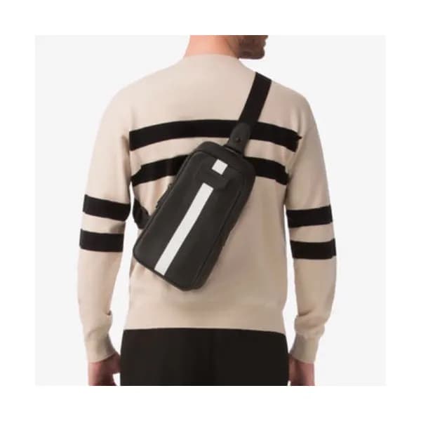 Bally 2019 Leather Hip Sack,32cm - 발리 2019 레더 남성용… - 1