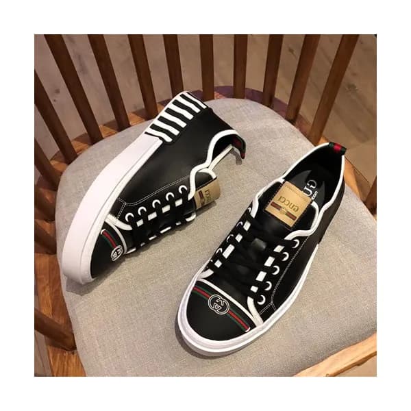 Gucci 2019 Mens Leather Sneakers - 구찌 2019 남성용 레더 … - 1