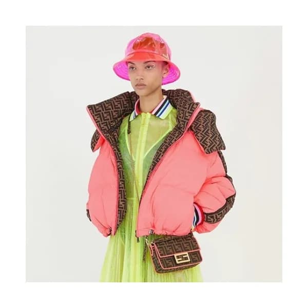 Fendi 2019 Womens Logo Vintage Down Padding - 펜디 2… - 1