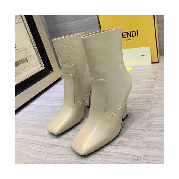 Fendi 2019 Ladies Leather High Heel Boots - 펜디 201…