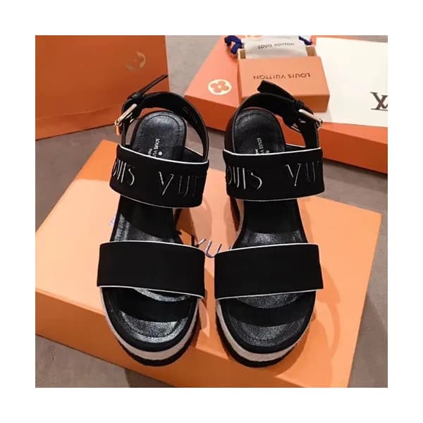 Louis Vuitton 2019 Ladies Wedge Sandal - 루이비통 2019… - 1