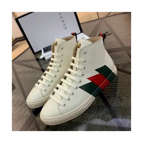 Gucci 2019 Mens Leather Sneakers - 구찌 2019 남성용 레더 … - 1