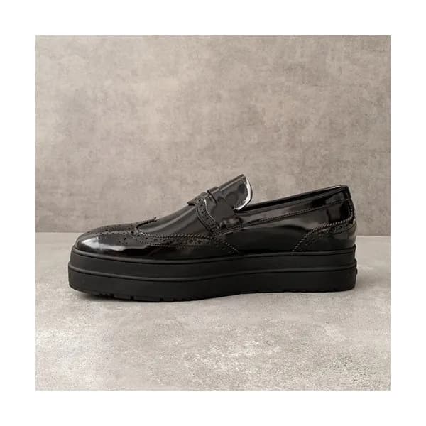 Prada 2019 Mens Leather Shoes - 프라다 2019 남성용 레더 슈즈… - 1