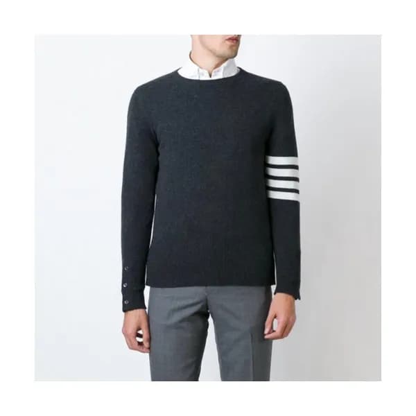 Thom Browne 2019 Mens Strap Crew-neck Sweater - 톰브… - 1