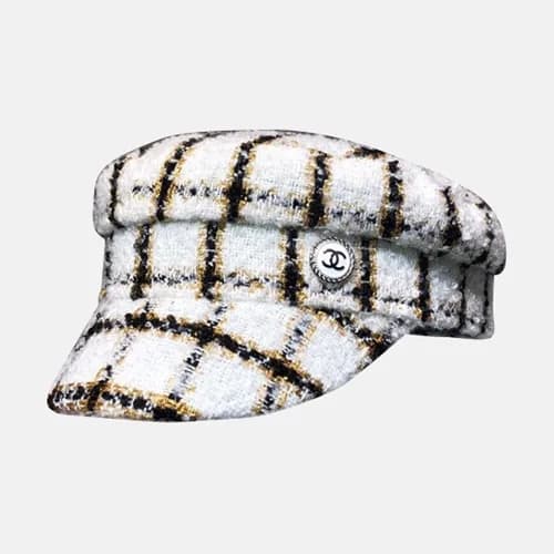 Chanel 2019 Ladies Tweed Cap - 샤넬 2019 여성용 트위드 모자 … - 1