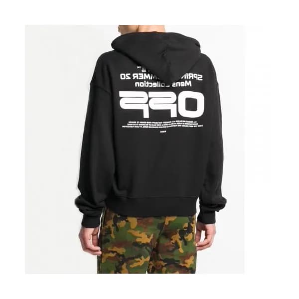 Off-white 2019 Mm/Wm Logo Cotton Oversize HoodT - … - 1