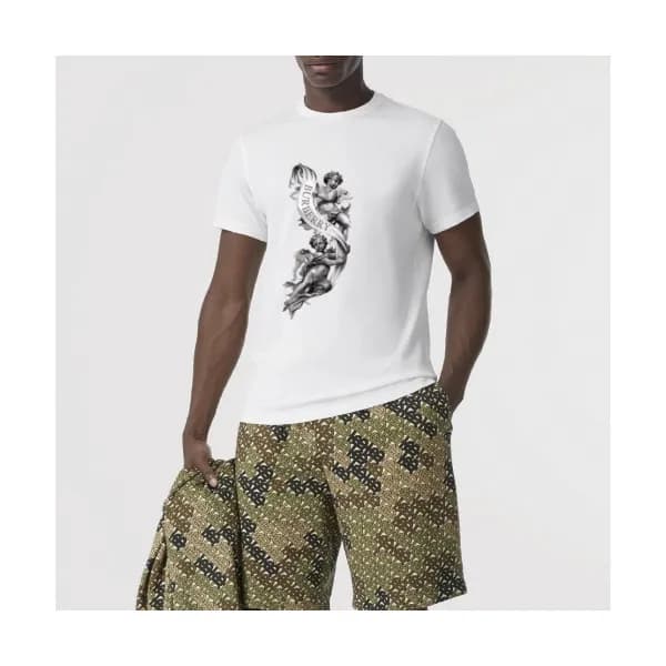 [버버리]Burberry 2020 Mm/Wm Logo Cotton Short Sleeved… - 1