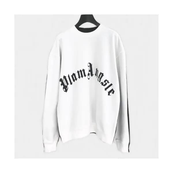 [팜 엔젤스]Palm Angels 2020 Mens Logo Crew-neck Sweate… - 1