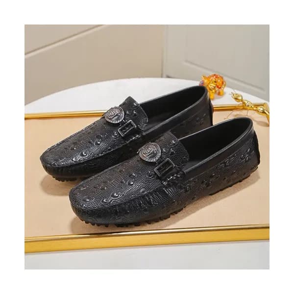 Versace 2020 Mens Leather Loafer - 베르사체 2020 남성용 … - 1