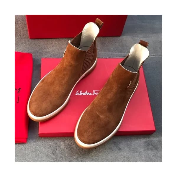 Ferragamo 2020 Mens Leather Boots - 페라가모 2020 남성용 … - 1