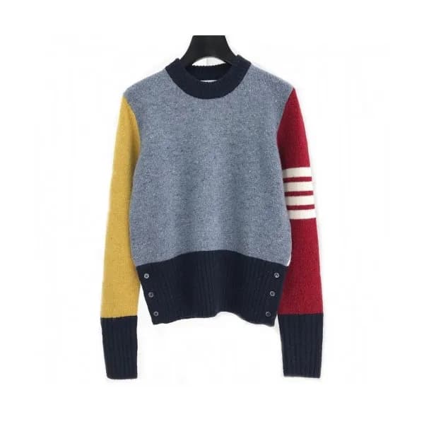 [톰브라운]Thom Browne 2020 Mens Strap Crew-neck Wool S… - 1