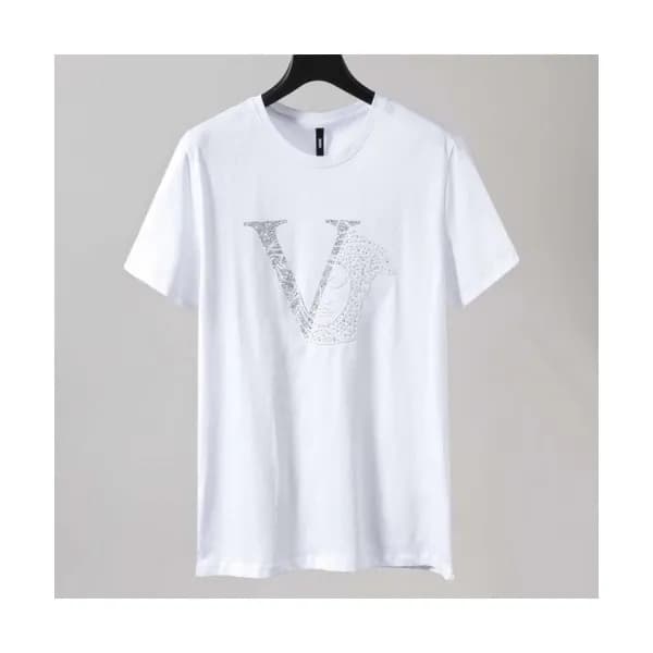 [베르사체]Versace 2020 Mens Logo Silket Short Sleeved … - 1