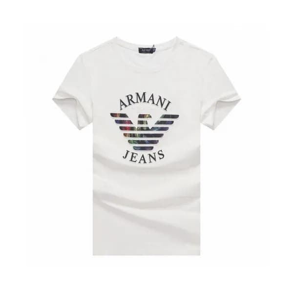 [알마니]Armani 2020 Mens Logo Silket Short Sleeved Ts… - 1