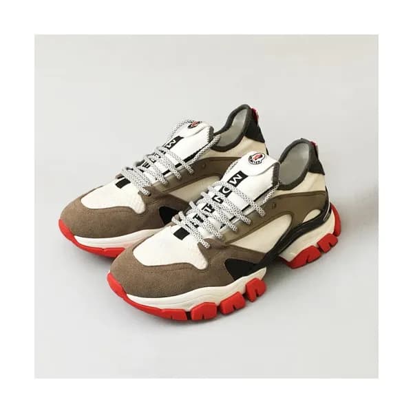 [업 신상]Moncler 2020 Mens Leather Running Shoes - 몽클… - 1