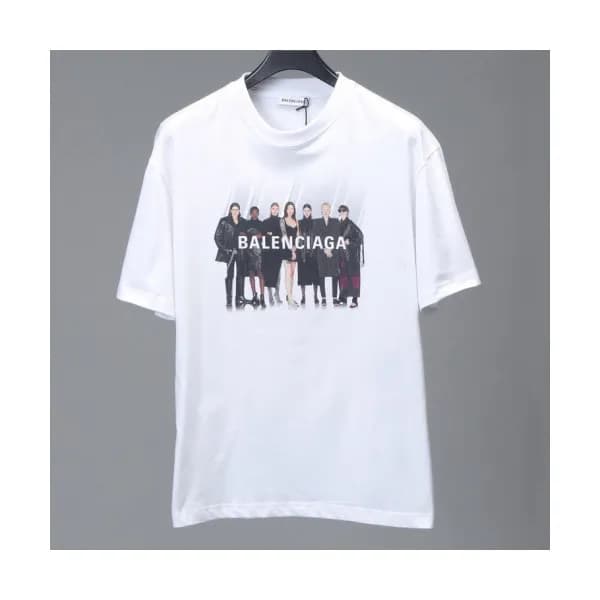 [발렌시아가]Balenciaga 2020 Mm/Wm Logo Cotton Short Sle… - 1