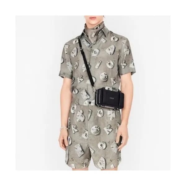 [디올]Dior 2020 Mens Logo Casual Cotton Half Pants -… - 1